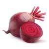 En elegant Rödbeta, Närodlad rödbeta med naturligt utseende och känsla. Detaljerad utformning med realistiskt bladverk. 