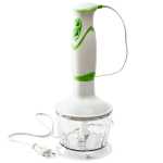 En elegant Stavmixer, Stilren stavmixer med naturligt utseende och känsla. Detaljerad utformning med realistiskt bladverk. 